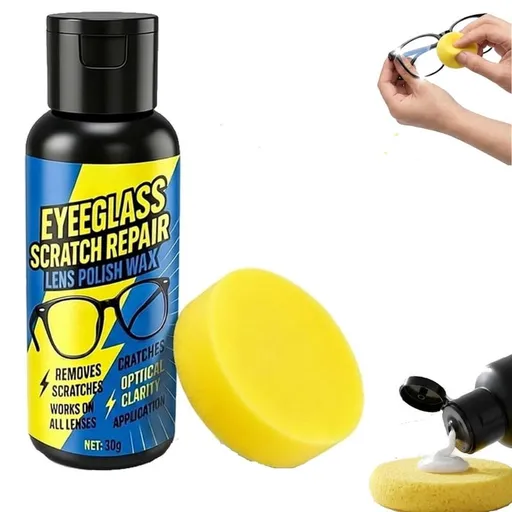 Eyeglass Scratch Remover Spray, Glasses Lens Scratch Remover For Eyeglasses & Sunglasses, Home Minor Lens Cleaning & Restoration Spray For Clearer Vision