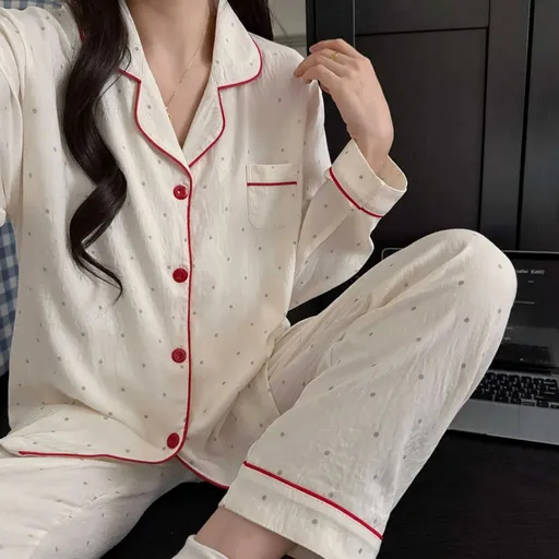Cloud Cotton C324.0 Size XL | Plus Size Cloud Cotton Pajamas | Christmas Soft Girly Gift | Plus Size Friendly Loose Women's Loungewear