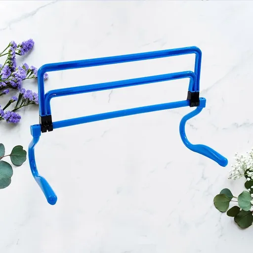 Blue Training Hurdles for Soccer Sports Essential PP Exercise Equipment Ultra Stable Base Detachable Agility Training 6.5 Inches