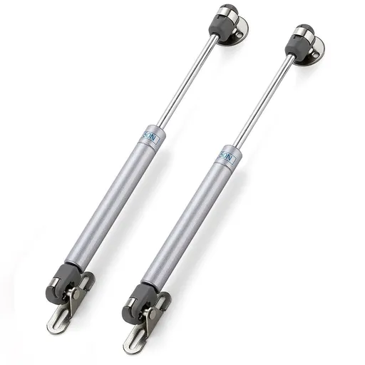 4 PCS 50N/11.2 LB Silver Cabinet Gas Struts Lid Support, 10 Inch | Soft Open Doors, Kitchen Cabinets, Gas Shock Replacement, Lift Support Hinges, Cabinet Lids, Door Lifts, Hardware Update