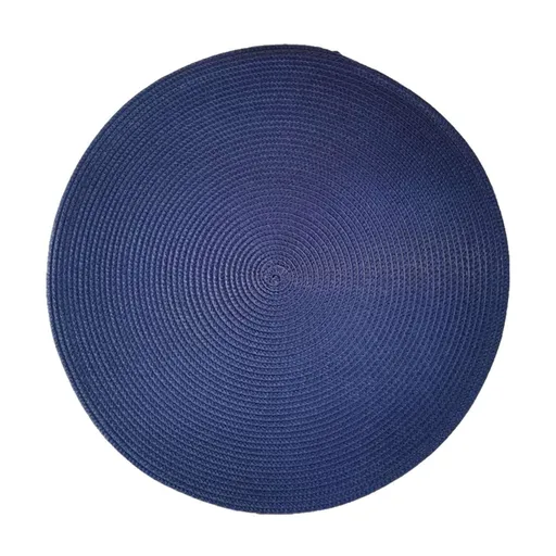 Round Braided Placemats Table Mats for Dining Tables Woven Washable Non-Slip Place mats 15 inch I