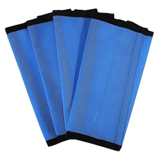 Horse Fly Boots 4-Pack - Adjustable Protective Leggings for Horses, Plastic Leg Gear