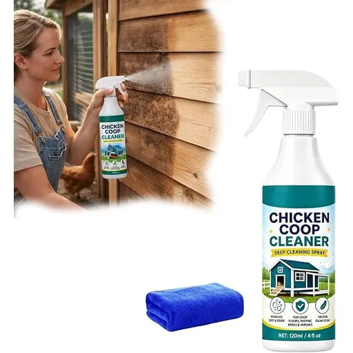Chicken Coop Cleaner Spray – Chicken And Coop Poultry Spray ,Eliminate Residues on Chicken Coop, Brooder, Nest Boxes, Hen Houses & More