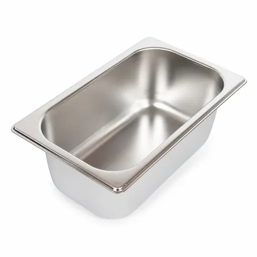 Commercial Stainless Steel GN 1/4 100mm Deep Gastronorm Bain Marie Buffet Steam Table Food Pan