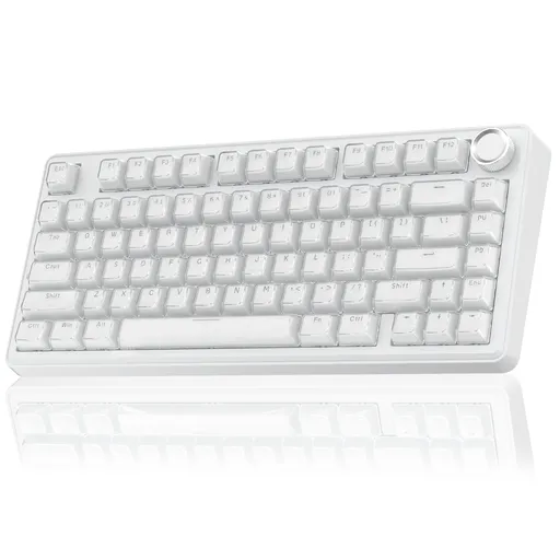 SOLAKAKA A75 75% Gasket Mechanical Keyboard Tri-Mode Hot-Swap Knob