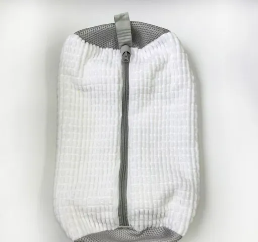 Shoe Washing Machine Bag Durable Shoe Bag Shoe Cleaning Accessory Sneakers - White - Size 001