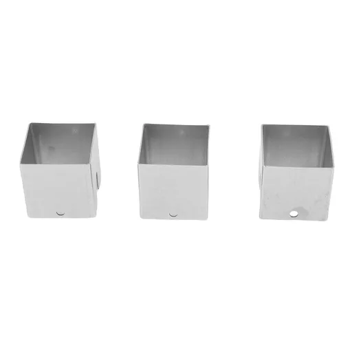 3pcs Universal BBQ Spacer Stainless Steel Fireproof Grill Heat Plate Spacers for BBQ Bucket and Pan