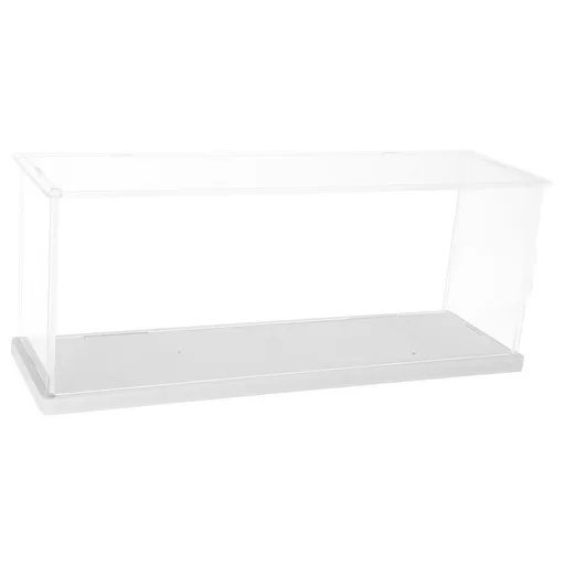 Clear Acrylic Display Case with Multi-Tier Space-Saving Stand for Collectibles, Perfect for Home and Office Display