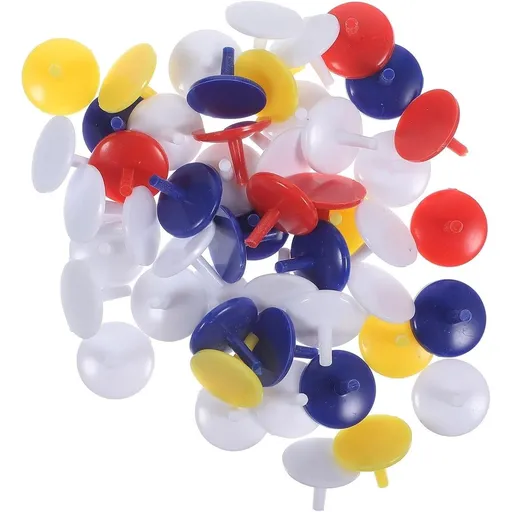 150pcs Round Plastic Golf Ball Marker for Tournaments and Practice Putting