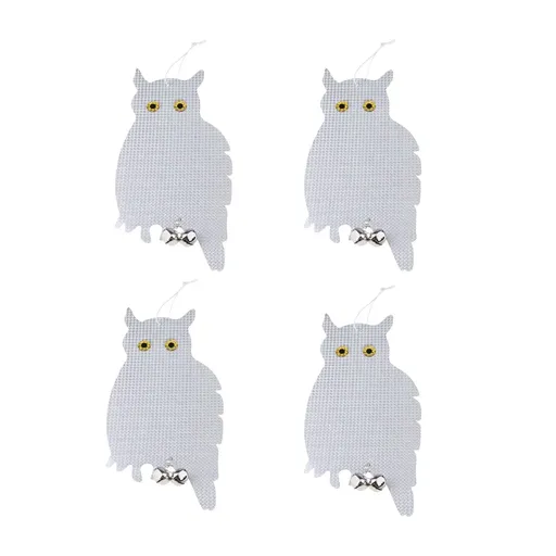 Reflective Owl Bird Deterrent Hanging Garden Yard Pest Control Outdoor - Standing Style