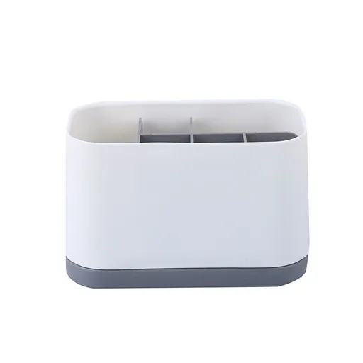 Plastic Toothbrush Holder Bathroom Electric Toothbrush and Toothpaste Organizer, Countertop Detachable Toothpaste Bathroom（2pcs）