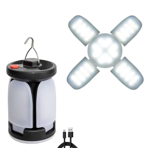 Folding Dimmable LED Camping Lantern Portable Outdoor Tent Light for Camping Emergency Fishing