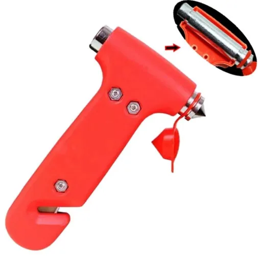 Car escape tools | Window crushers | Glass crushers and window punching seat belt cutting machines, advanced glass hammers
