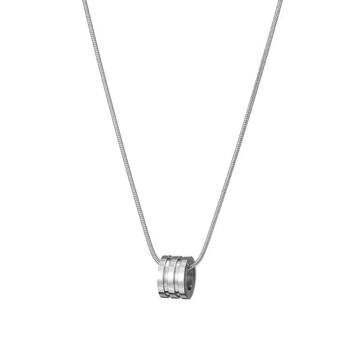 Titanium Steel Geometric Necklace Snake Bone Chain Titanium steel small waist-titanium steel snake chain