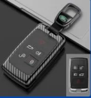Key Case Cover for Land Rover Range Rover Discovery. The original car model B carbon fiber black-car logo new buckle