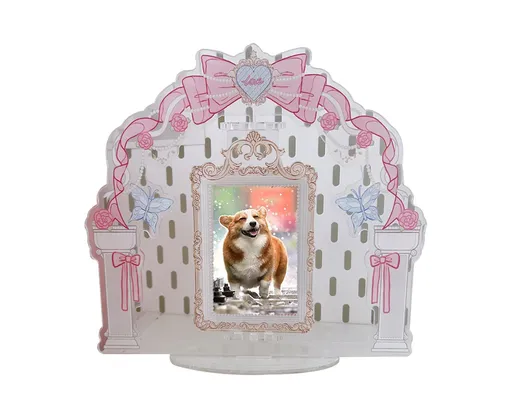 Acrylic Standing Photo Frame Stylish Desktop Decor Sturdy Dustproof Waterproof for Your Favorite Photos