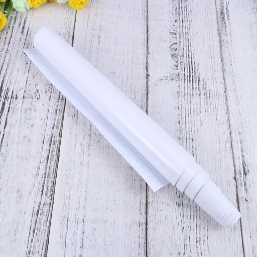 White PVC Car Sticker Film, Vinyl Wrap with Stretch and Memory Features for Vehicle Decals