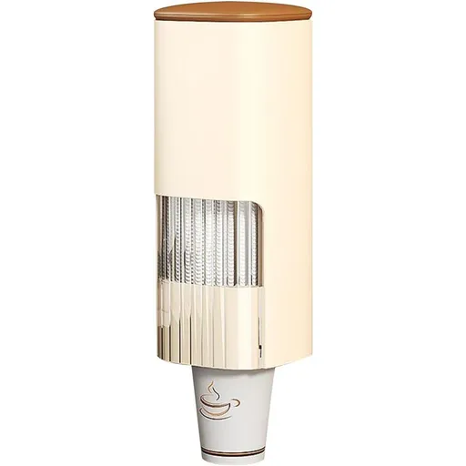 Cup Dispenser, Wall Mounted Water Cooler Cup Dispenser for 3oz-5oz Disposable Cups, Bathroom Cup Holder, Plastic Paper Cup Holder with Adhesive Mount for Office, Hospital, Bathroom（Excluding paper cups）