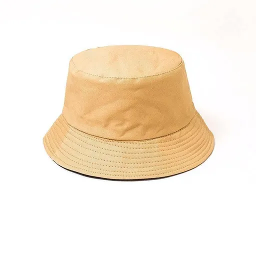 9 Colours Unisex Sun Bucket Hat Perfect for Outdoor Adventures - Khaki
