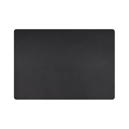 1 Piece Placemats,Plastic Table Mats, Rectangle Heat-Resistant Place Mat,Water-Proof Non-Slip Dining Table Mats,Wipeable Washable, Black, 43 x 30 cm