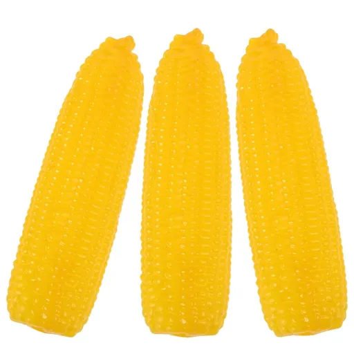 Realistic Yellow Corn Display - Versatile for Stores and Restaurants 3Pcs