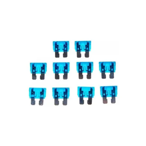 10 Pieces 15A 32V Standard Blade Fuse Car Auto Motorcycle Medium Size Blue