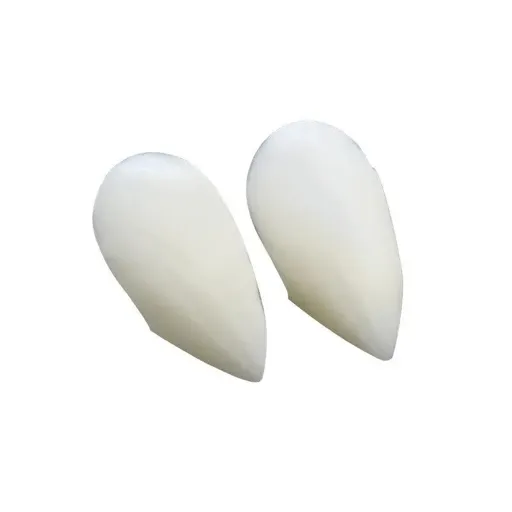 Cosplay Vampire Fangs Fake Teeth for Halloween Costume Party Dress Up 2PCS Prop Set - 15mm-1Piar