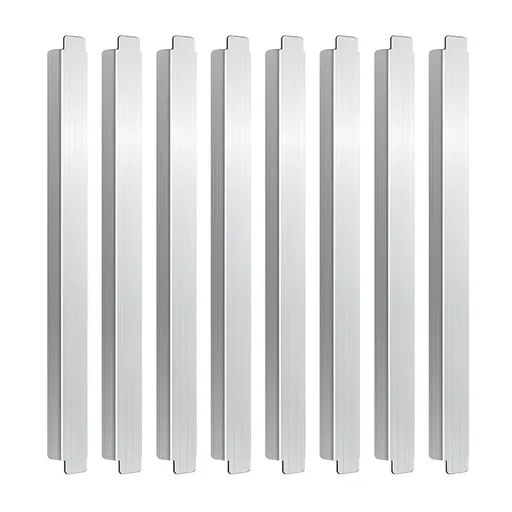 8-Pack 12.6 inch Steam Table Adapter Bars – Durable Divider Rods for Hotel Pan Configuration, Fits Full or Fractional Size Pans, Commercial Kitchen Use