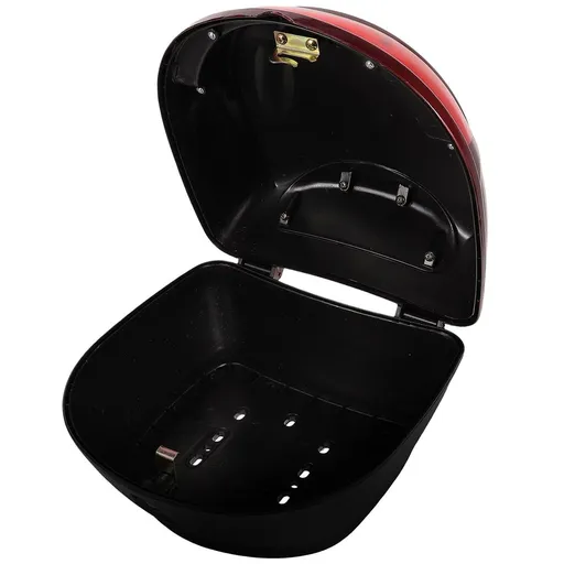 Durable Dark Red Motorcycle Storage Case for Riding Essentials 1Set