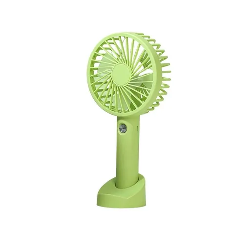 Mini Handheld Fan (White) Portable Fan Powerful Handheld Fan Cute Design 3 Speed Personal Small Desk Fan with Base Lightweight Makeup Usb Rechargeable Fan for Stylish Travel Indoor Outdoo One Size B