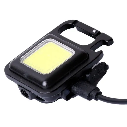 Keychain Work Light Keychain Flashlights 4 Light Modes,Keychain Light Emergency Light with Folding Bracket Bottle Opener