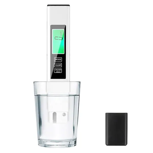 Accurate and Reliable,Water Testing Kits for Drinking Water,Professional Water Meter & Temp Meter 4 in 1(White)