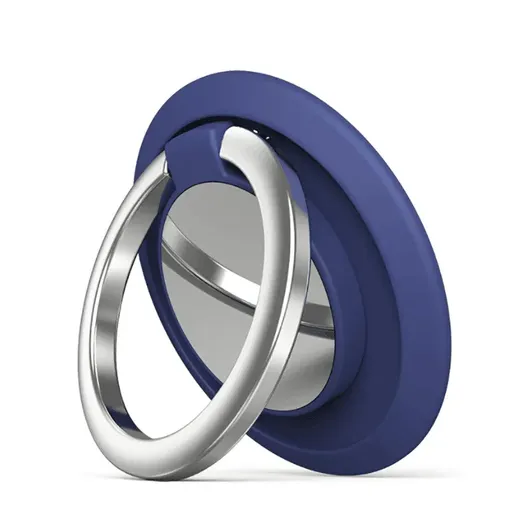 Iring Phone Ring Finger Holder Stand Car Mount Hook For Iphone Ipad Mobile Grip - A14-Blue