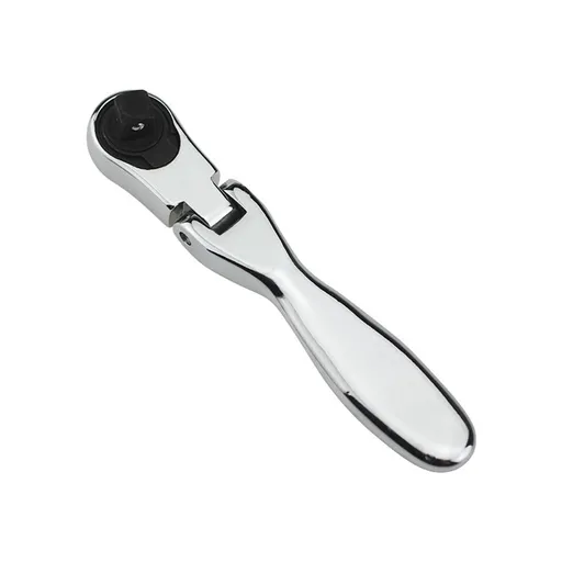 1/4 Inch Mini Ratchet Wrench Screwdriver Chrome Vanadium Steel Reversible 72 Teeth 2 In 1 Socket Batch Head Quick Wrench with Square Head, Socket