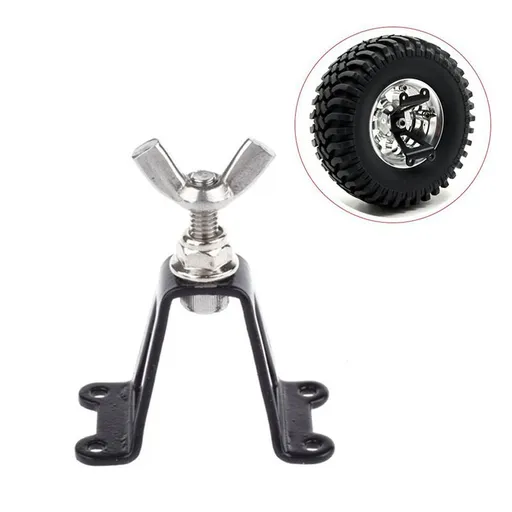 Replacement Part For 1/10 Spare Tire Rack,Metal Rear Spare Tyre Bracket Wheel Holder Carrier For 1/10 Crawler Car