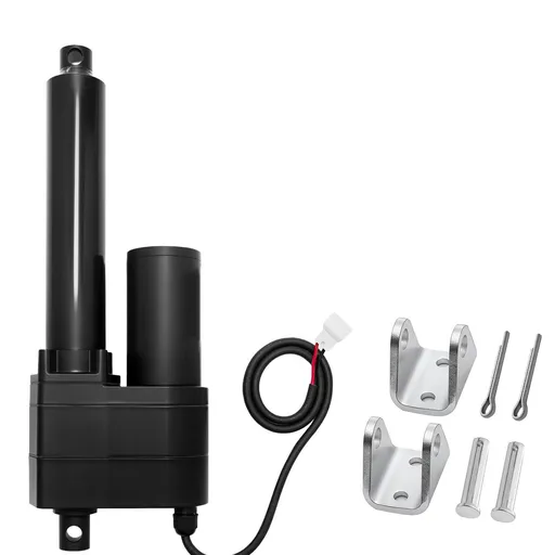 12V Linear Actuator, 150mm Stroke Ultra Heavy-Duty 9000N Linear Motion Actuator, IP65-Rated 5mm/s with Mounting Brackets for Industrial Machinery Vessels, Heavy Lifting Systems