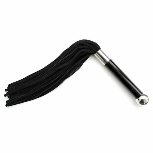 House Of Dasein Leather Flogger Spanking Whip Impact Play Bdsm Bondage Kink - Black