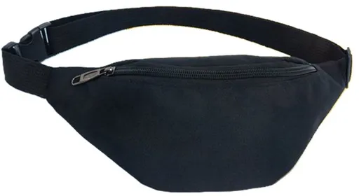 Waist bag | Fanny pack | Water repellent | Pouch bag | Waist bag | Waistbelt | Festival bag | Black