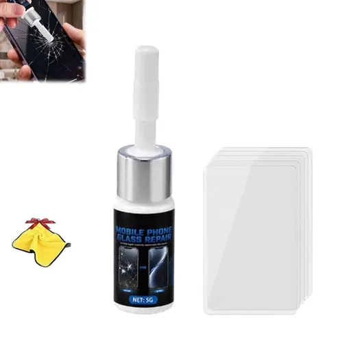 Universal Phone Screen Scratch Repair Liquid, Glass Repair Liquid for Phone, for Cracks Chips Broken Display Poliish DIY Fix Solution