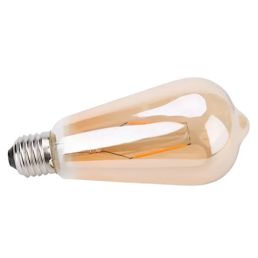 E27 Brown Glass Retro LED Light Lamp Bulb Lighting Decoration for Coffeehouse 2W