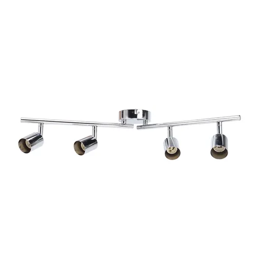 Lamp Holder 4 Head Adjustable Flexible Rotation GU10 Light Holder for Bedrooms Living Rooms Restaurants Offices 85V to 265V