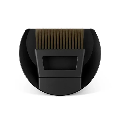 Small Coffee Brush, Hand Broom and Dustpan Set, Magnetic Small Brush and Dustpan Set Soft Bristles, Dust Pan Brush for Home Kitchen Coffee Counter Office, black