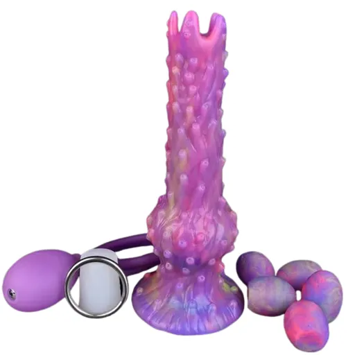 House Of Dasein Fantasy Pneumatic Luminous Ovipositor Anal Sex Toys Lay Eggs Dildos Butt Plug - Fy2148-Qdor