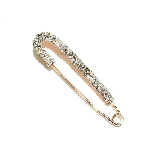 Sweater Shawl Clips Retro Pearl Brooch Pins Crystal Cardigan Collar Clip Dress Shirt Clip Waist Back Cincher Clip for