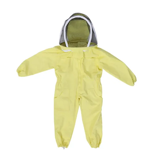 Professional Child Beekeeping Protective Suit Bee Farm Visitor Protect Equipment Jumpsuit(M)