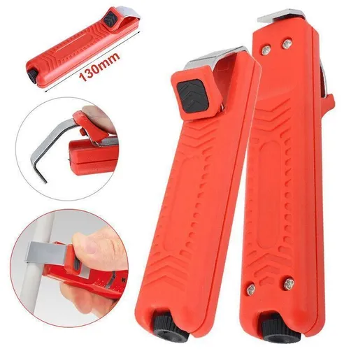 Cable Wire Stripper Pliers Crimping Tool Copper Cutter Self-Adjusting New Au