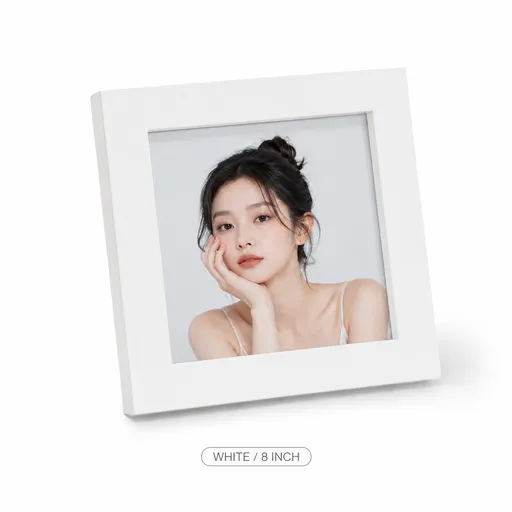White square 10 inch minimalist aluminum wall mounted photo frame set, multiple sets of standard size photo frames, simple classic and fashionable design wall mounted photo frames, suitable for home gallery decoration