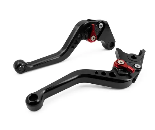 Short Brake and Clutch Levers for, Motorcycle levers-Black，Motorcycle short handle Suitable for MT07 MT09 2013-2021 MT07/Tracker MT09（15cn)