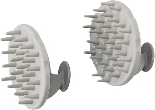 Scalp Hair Massager Shampoo Brh 2-Pack, Scalp Scrubber Set for Hair Growth and Deep Cleansing with Thick and Thin Bristles