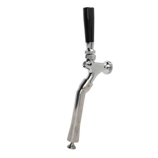Beer Faucet Stainless Steel Draft Beer Keg Tap Turbocharged Less Foam Fits for Beer Tower Beer Shank